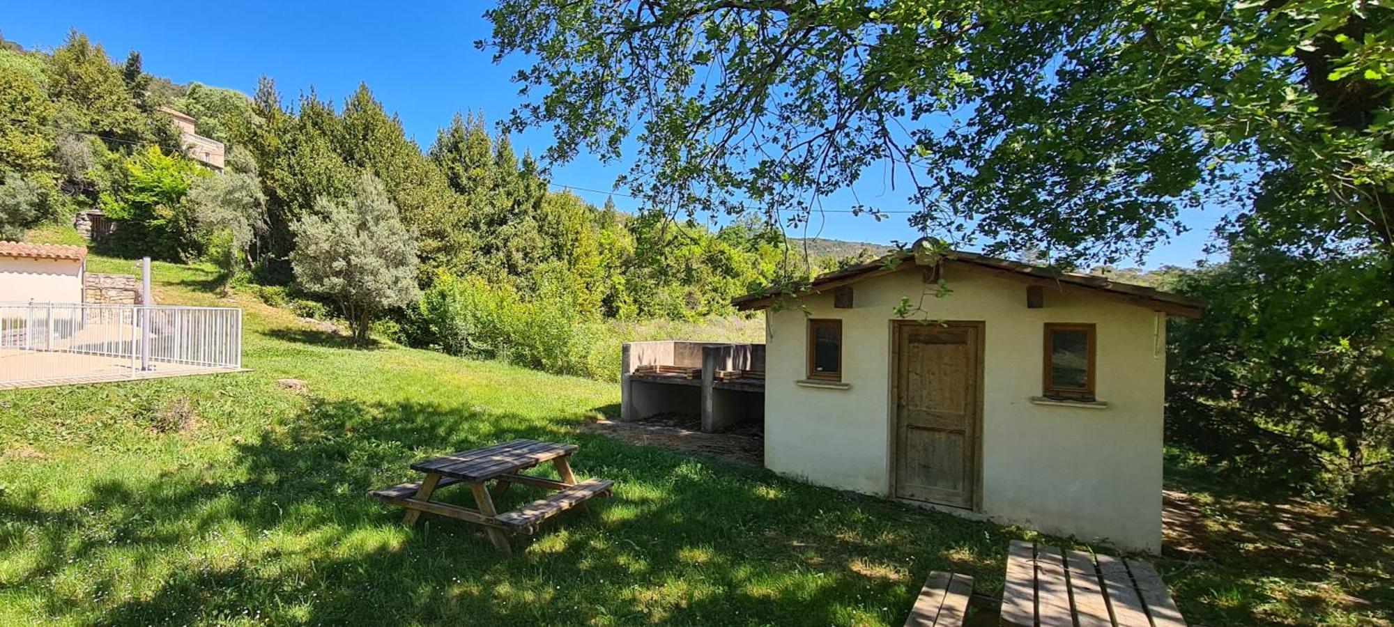 La Bastide De Peyremale, Gites En Cevennes, Piscine, Tennis Bagard Buitenkant foto